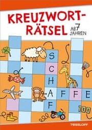 Cover von Kreuzworträtsel ab 7 Jahren (Rot/Schaf)