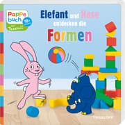 Cover von Pappebuch. Elefant und Hase entdecken die Formen