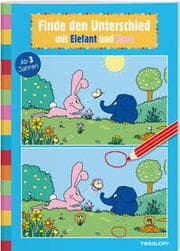 Cover von Finde den Unterschied mit Elefant und Hase
