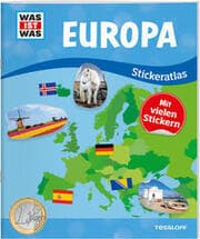 Cover von WAS IST WAS Stickeratlas Europa