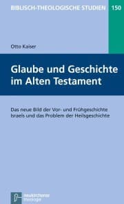 Cover von Glaube und Geschichte im Alten Testament