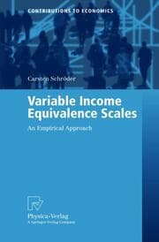 Cover von Variable Income Equivalence Scales