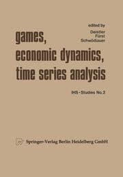 Cover von Games, Economic Dynamics, and Time Series Analysis