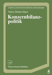 Cover von Konzernbilanzpolitik
