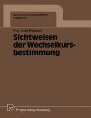 Cover von Sichtweisen der Wechselkursbestimmung