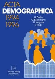 Cover von Acta Demographica 1994-1996
