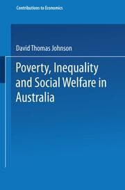Cover von Poverty, Inequality and Social Welfare in Australia