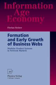 Cover von Formation and Early Growth of Business Webs