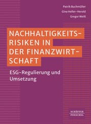 Cover von Nachhaltigkeitsrisiken in der Finanzwirtschaft