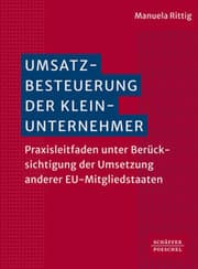 Cover von Umsatzbesteuerung der Kleinunternehmer