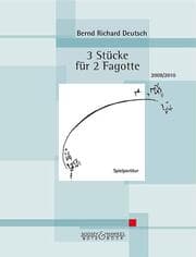 Cover von 3 Stücke für 2 Fagotte