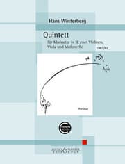 Cover von Quintett für Klarinette, 2 Violinen, Viola und Violoncello