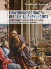 Cover von Einweihungspredigten des 16.-18. Jahrhunderts
