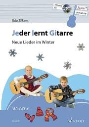 Cover von Jeder lernt Gitarre - Neue Lieder im Winter