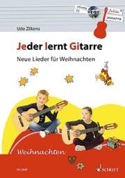Cover von Jeder lernt Gitarre - Neue Lieder für Weihnachten