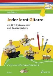 Cover von Jeder lernt Gitarre - mit Orff-Instrumenten und Boomwhackers
