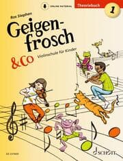 Cover von Geigenfrosch & Co: Theoriebuch 1