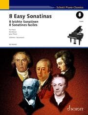 Cover von 8 leichte Sonatinen