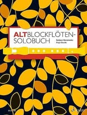 Cover von Altblockflöten-Solobuch