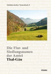 Cover von Die Flur- und Siedlungsnamen der Amtei