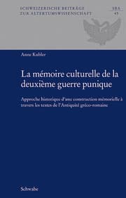 Cover von La mémoire culturelle de la deuxième guerre punique