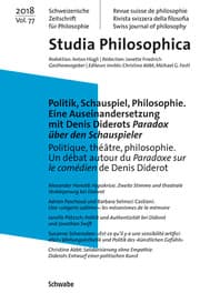 Cover von Politik, Schauspiel, Philosophie / Politique, théâtre, philosophie