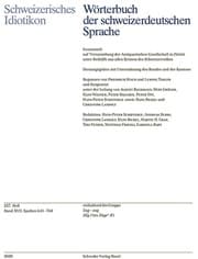 Cover von Schweizerisches Idiotikon, Band XVII, Heft 227
