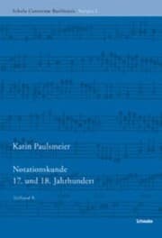 Cover von Notationskunde 17. und 18. Jahrhundert