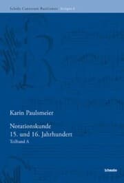 Cover von Notationskunde 15. und 16. Jahrhundert