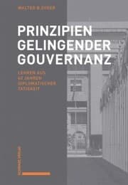 Cover von Prinzipien gelingender Gouvernanz