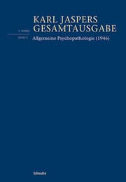 Cover von Allgemeine Psychopathologie
