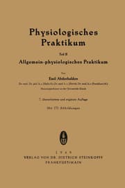 Cover von Physiologisches Praktikum