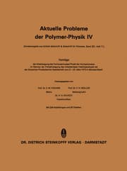 Cover von Aktuelle Probleme der Polymer-Physik