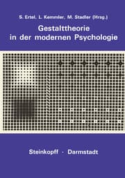 Cover von Gestalttheorie in der Modernen Psychologie