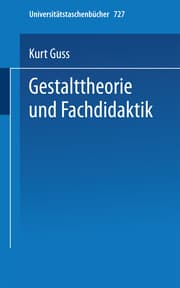 Cover von Gestalttheorie und Fachdidaktik