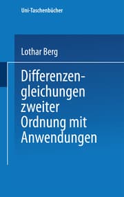 Cover von Differenzengleichungen zweiter Ordnung mit Anwendungen