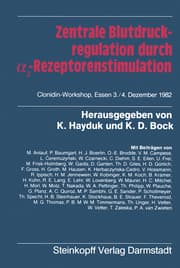 Cover von Zentrale Blutdruckregulation durch 2-Rezeptorenstimulation