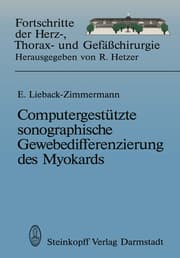 Cover von Computergestützte sonographische Gewebedifferenzierung des Myokards