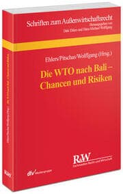 Cover von Die WTO nach Bali - Chancen und Risiken
