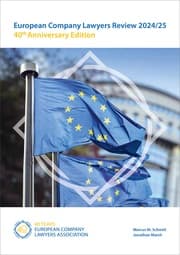 Cover von European Company Lawyers Review 2024/25