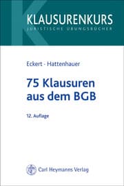 Cover von 75 Klausuren aus dem BGB