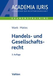Cover von Handels- und Gesellschaftsrecht