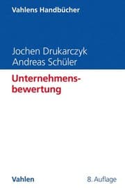 Cover von Unternehmensbewertung
