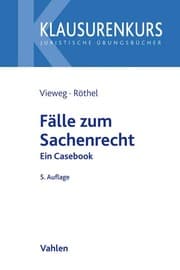 Cover von Fälle zum Sachenrecht