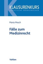 Cover von Fälle zum Medizinrecht