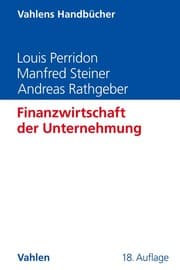 Cover von Finanzwirtschaft der Unternehmung