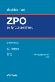 Cover von Zivilprozessordnung. ZPO