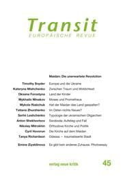 Cover von Transit 45. Europäische Revue