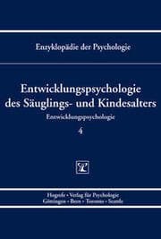 Cover von Entwicklungspsychologie des Säuglings- und Kindesalters