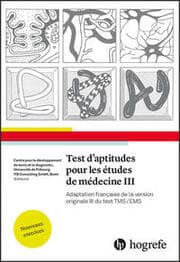 Cover von Test d'aptitudes pour les études de médecine III